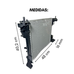 Radiador Agua Visconde Fiat Strada 1.4 2020 A 2024