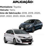 PAR AMORTECEDOR DIANTEIRO TOYOTA YARIS HATCH SEDAN 2018 A 2025 (KIT491)