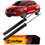 Par Amortecedor Traseiro Fiat Cronos 1.0 1.3 1.8 2018 a 2025