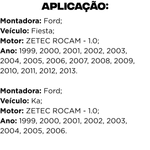 Eixo Comando Válvula Motor Ford Fiesta Ka 99-2006 Zetec 1.0