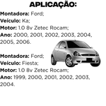 Cabeçote Motor Ford Fiesta Ka 1.0 8v Zetec Rocam Flex Mando