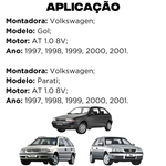 Cabeçote Motor Mi At Vw Gol Parati 1.0 8v 1997-2001 Gasolina