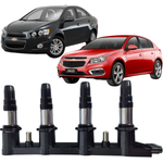 Bobina Ignição Cruze Sonic Tracker 1.6 1.8 16v 2012 Até 2016