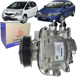 Compressor Ar Condicionado Honda Fit City 1.4 1.5 2003-2007