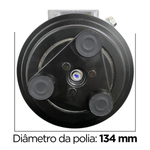 Compressor Ar Condicionado S10 Blazer 2.8 2012-2017 Calsonic