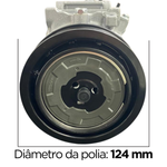 Compressor Ar Citroen C4 Lounge Peugeot 208 308 3008 1.6 Thp