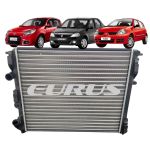 Radiador Renault Clio Logan Sandero Symbol 2006 A 2013 Com Ar