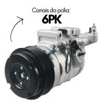 Compressor Mahle Honda Civic 1.8 2006 A 2012 6Pk