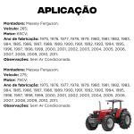 Radiador Trator Massey Ferguson 275 265 75 85 95 2000 2005