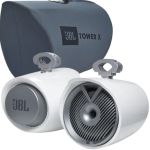 Par Alto Falante Jbl Tower X Marine Lancha Utv À Prova Dágua