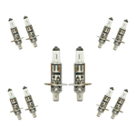Kit 10 Lâmpada Code Halogena H1 4300k 12v 55w Techone