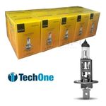 Kit 10 Lâmpada Code Halogena H1 4300k 12v 55w Techone