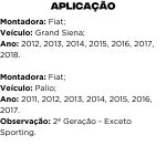 Amortecedor Dianteiro Direito Grand Siena Palio 2011 a 2018 Cofap