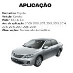 Radiador rhino toyota corolla 1.8 2.0 2009 a 2019 automatico