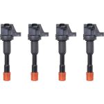 Kit 4 Bobina Ignição Honda Fit 1.4 8v Traseira 2004 A 2008
