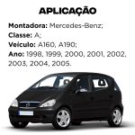 Par Amortecedor Traseiro a Gás Classe A A160 A190 1998 a 2005 Allen
