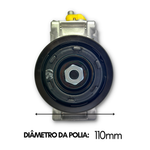 COMPRESSOR DENSO VW AMAROK 2012 EM DIANTE (437100-7431RC)