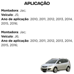 Par Amortecedor Dianteiro Jac J5 J6 2010 A 2016