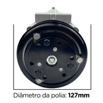 Compressor Ar Condicionado Mahle Ford F250 Diesel 1998 A 2003