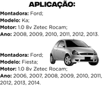 Cabeçote Ford Fiesta Ka 1.0 8v Zetec Rocam 2006-2014 Flex