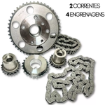 Kit Corrente Comando Distribuição Completo Frontier 2.5 16v 2008-2012