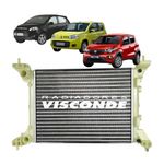 Radiador Visconde Fiat Uno Vivance Palio Grand Siena Mobi 1.0 1.4 1.6 2010 a 2016