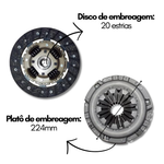 Kit Embreagem Tracker E Suzuki Grand Vitara 2.0 Gasolina