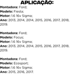 Cabeçote Motor Fiesta Focus Ecosport 1.6 16v Sigma 2013-2019