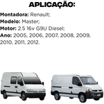 Cabeçote Motor Renault Master 2.5 16v G9u 2005-2012 Diesel