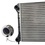 Radiador Fiat Doblo 2009 2010 2011 2012 2013 2014 2015 2016
