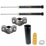 Par De Amortecedor Traseiro Com Kit Coxim Prisma Onix Sonic
