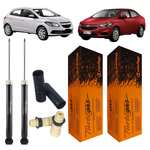 Par De Amortecedor Traseiro Cofap Chevrolet Onix Sonic + Kit 1.4 1.8 2012 - 2019