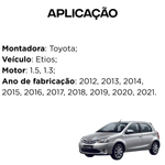Par Amortecedor Traseiro Toyota Etios Sedan Hatch 1.3 1.5 