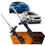 Par Amortecedor Dianteiro Cofap Ford Ka New Fiesta Com Barra Estabilizadora