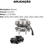Cubo Roda Irb Frontier 2.3 2018-2025 C/abs 29 Estrias Diant