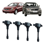 Kit 4 Boninas De Ignição Delphi Sentra 2.0 2006-2013 14 V