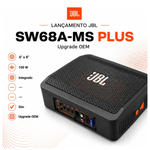 Caixa Amplificada Jbl Sw68a-ms Plus Slim 6x8  100w Rms