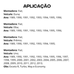 Par Amortecedor Traseiro Fiat Uno Fiorino Elba 1989-2013