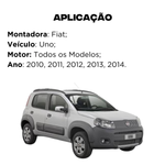 Par Amortecedor Traseiro Novo Uno Palio Attractive 2010-2017