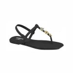Sandália Rasteira Feminina Moleca Flat Brilho