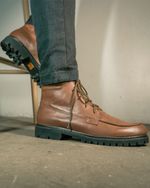 Bota em Couro - Moc Toe London Whisky RCTO