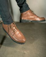 Bota em Couro - Moc Toe London Whisky RCTO