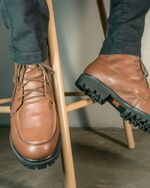 Bota em Couro - Moc Toe London Whisky RCTO