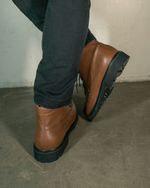 Bota em Couro - Moc Toe London Whisky RCTO