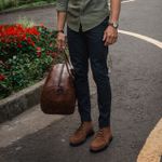 Bota em Camurça - Moc Toe London Castoro RCTO