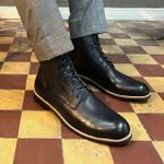 Bota em Couro - Cap Toe Toronto Nero RCTO
