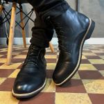 Bota em Couro - Cap Toe Toronto Nero RCTO