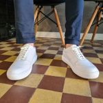 Tênis Casual em Couro - Bronx Bianco RCTO