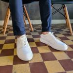 Tênis Casual em Couro - Bronx Bianco RCTO