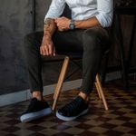 Tênis Casual em Couro - Sneaker Brooklyn Nero RCTO